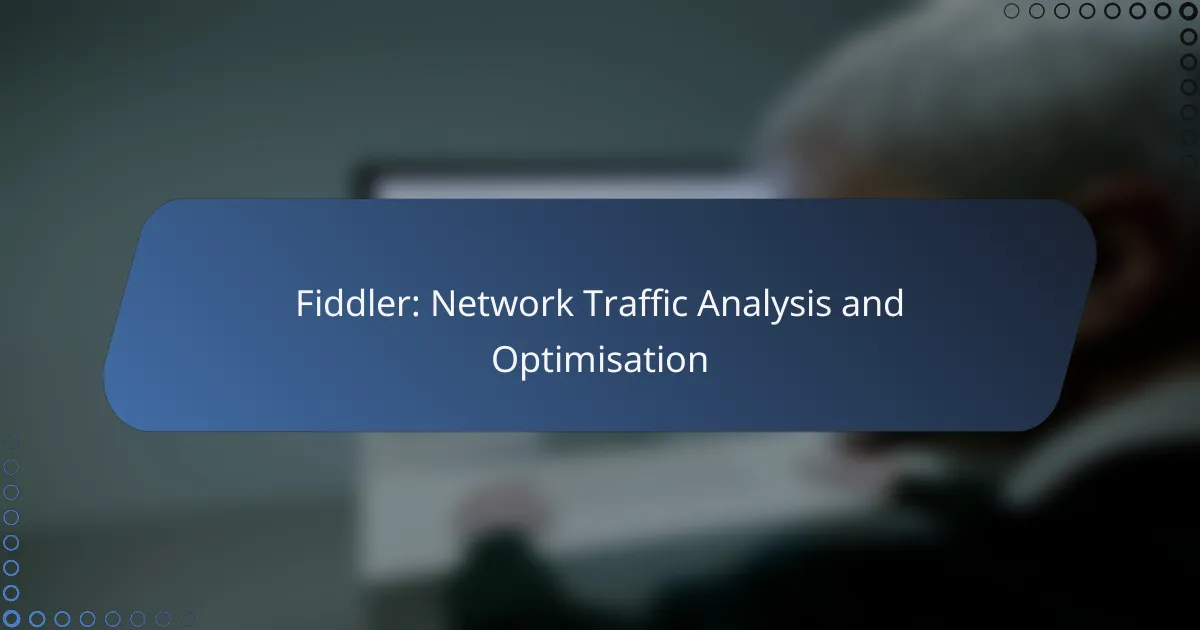 Fiddler: Network Traffic Analysis and Optimisation